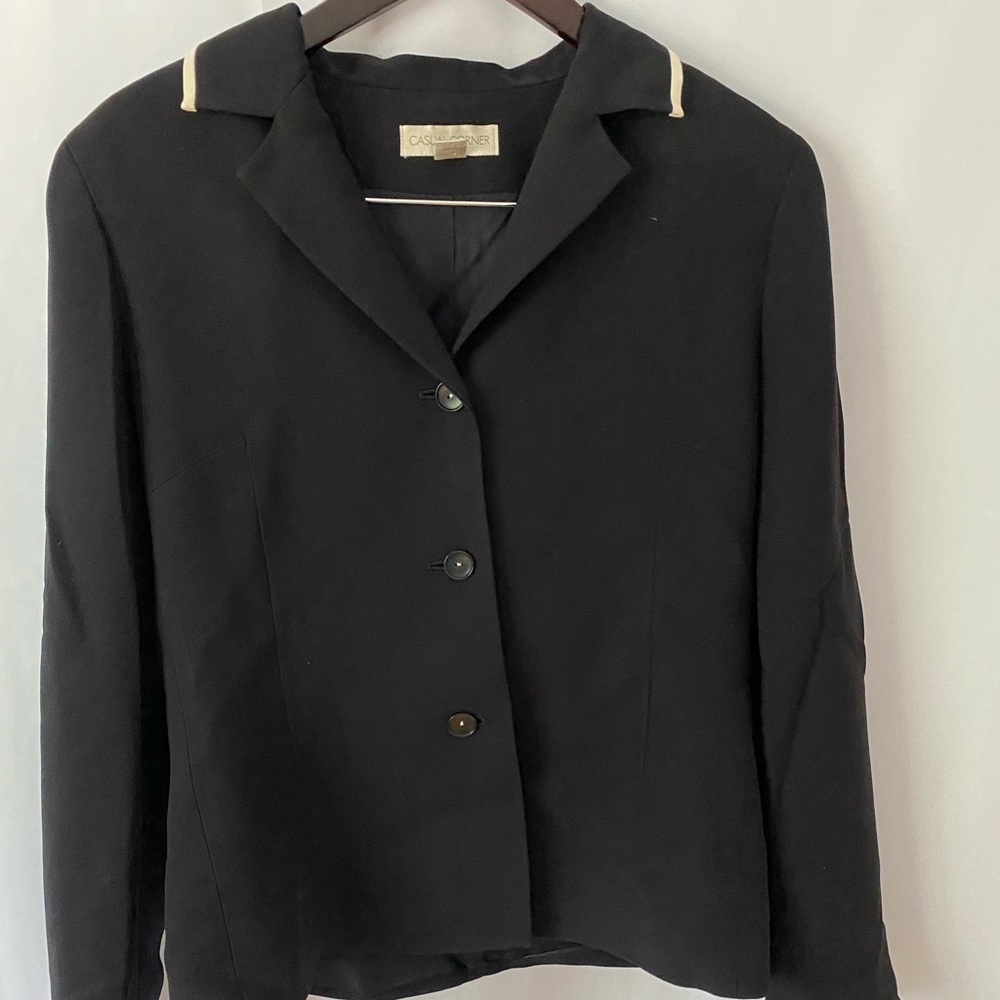 Casual corner suit jacket